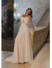 Beaded Ivory Glitter Tulle Fabulous Wedding Dress
